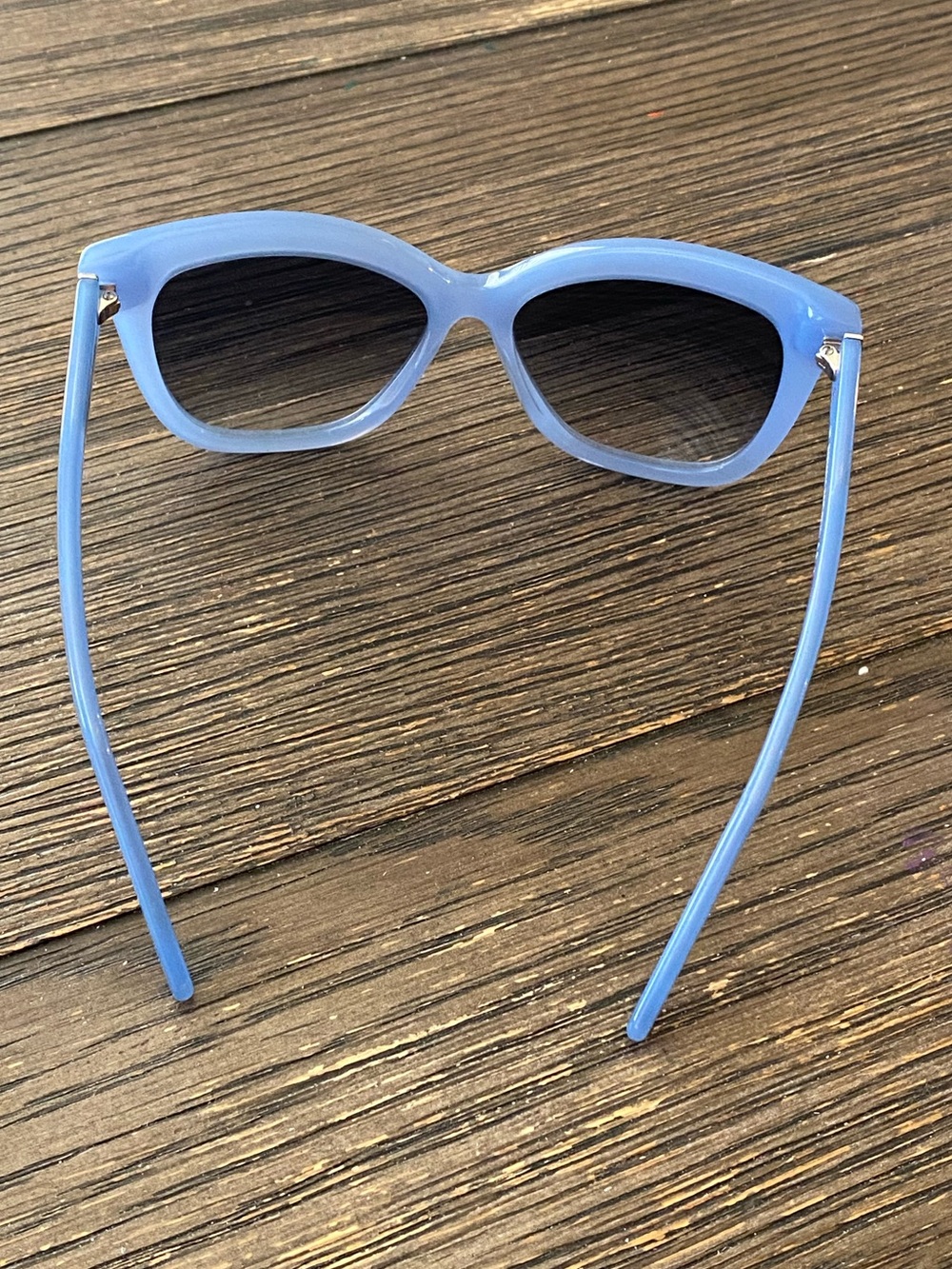 Banana Republic Women's Sunglasses Daria/S Blue Cat Eye Gradient Lenses 100% UV - Picture 2 of 6